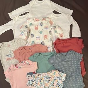 3 Month Baby Girl Onesies - Carters